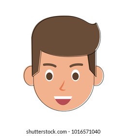Man Face Cartoon Stock Vector (Royalty Free) 1016571040 | Shutterstock