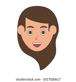 Man face cartoon