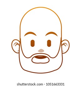 Man face cartoon