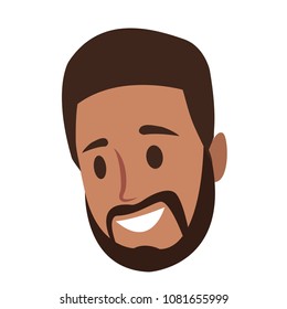 Man face cartoon