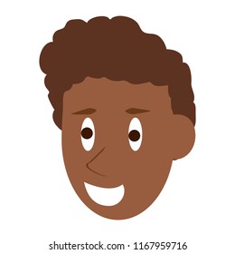 Man face cartoon