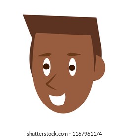 Man face cartoon