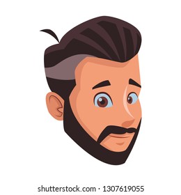 man face cartoon
