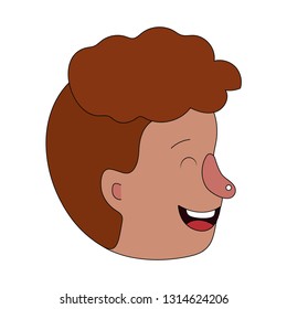 man face cartoon