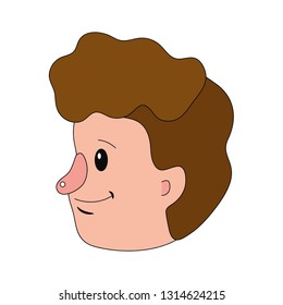 man face cartoon