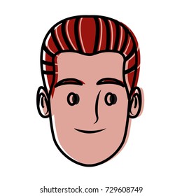 Man face cartoon