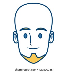Man face cartoon