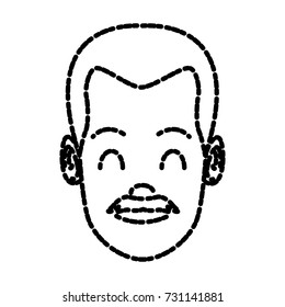 Man face cartoon