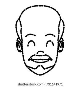 Man face cartoon