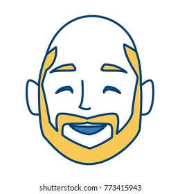 Man face cartoon