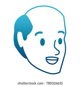 Man face cartoon