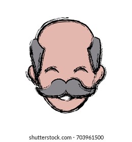 man face character people employee profile