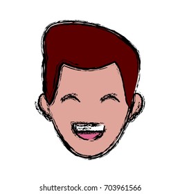 man face character people employee profile