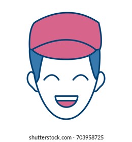 man face character people laugh image