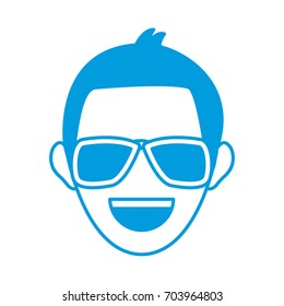 man face character people work profile image