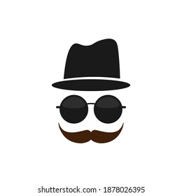 Man Face Elegant Barber Design