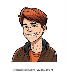 A man with a face and expression that is happy and full of joy