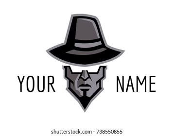 Man face logo
