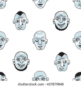 man face pattern