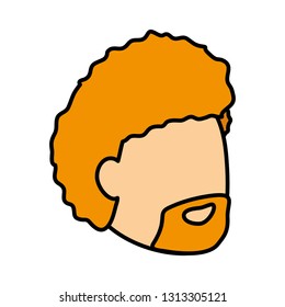 man face profile