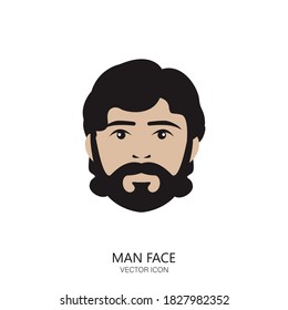Man Face - Stock Vector Illustration