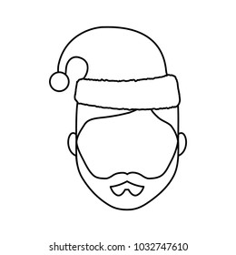 man face  vector illustration