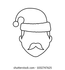 man face  vector illustration