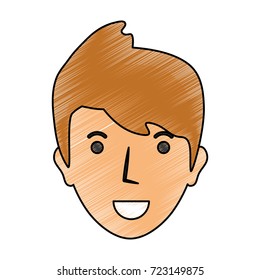 man face   vector illustration
