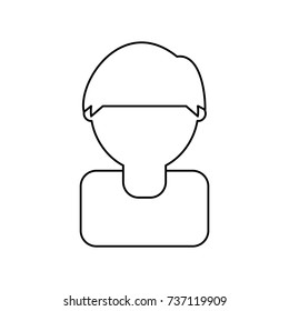 man face  vector illustration