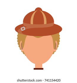 man face  vector illustration