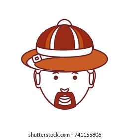 man face  vector illustration