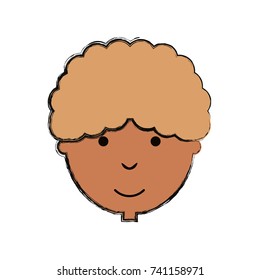 man  face  vector illustration