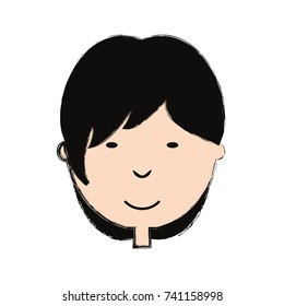 man  face  vector illustration
