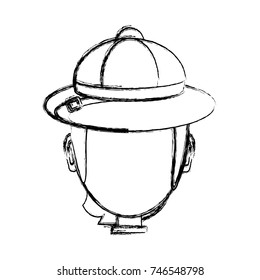 man face  vector illustration