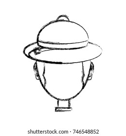 man face  vector illustration