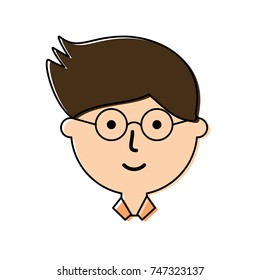 man face  vector illustration