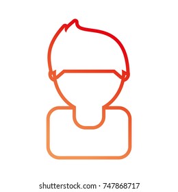 man face vector illustration