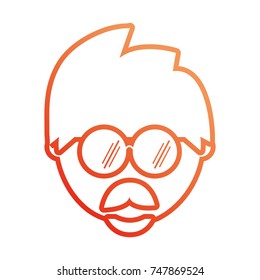 man face vector illustration