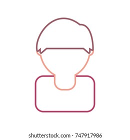 man face vector illustration