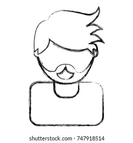 man face vector illustration