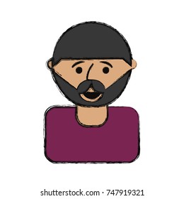 man face vector illustration