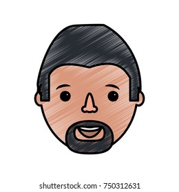 man face  vector illustration