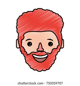 man face  vector illustration