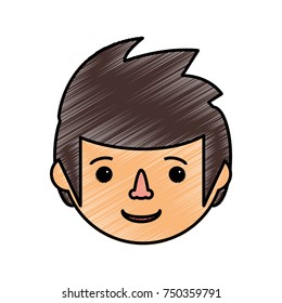 man face  vector illustration