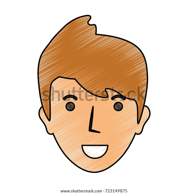 Man Face Vector Illustration Stock Vector (Royalty Free) 723149875