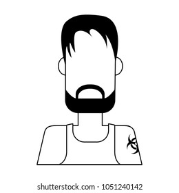 Man faceless avatar