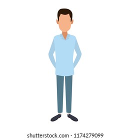 Man faceless avatar