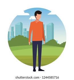 Man faceless avatar