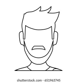 Man faceless avatar