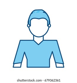 Man faceless avatar